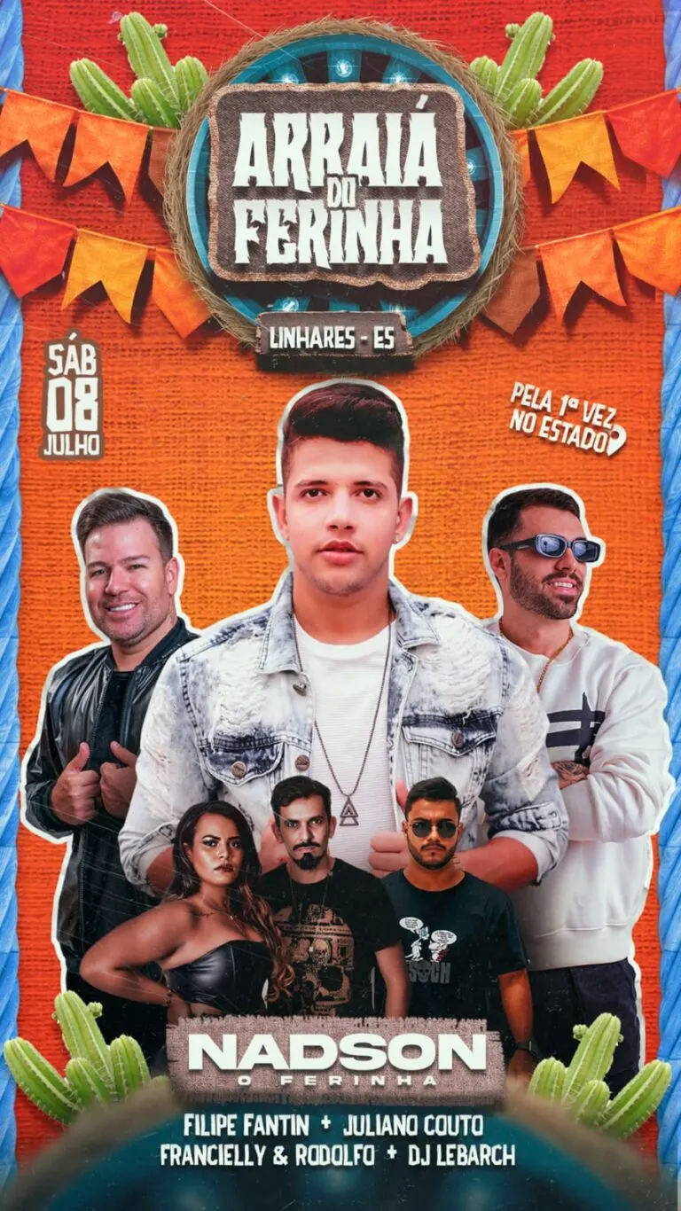 Últimos ingressos para o show do Nadson Ferinha em Linhares