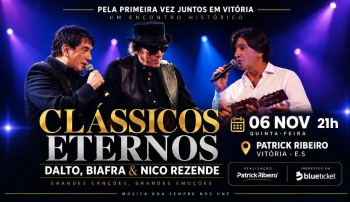 Clássicos Eternos: Dalto, Biafra e Nico Rezende em Vitória