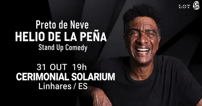 Hélio de La Peña com Preto de Neve em Linhares