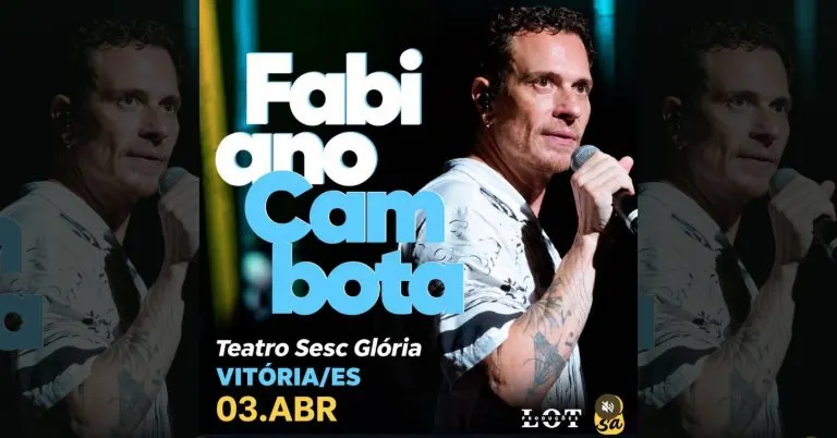 Fabiano Cambota com Contando Histórias no Teatro Sesc Glória